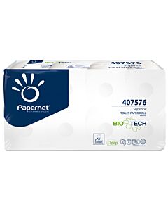 Papernet Superior White, 2-lagig, 250 Blatt, Bio Tech, Toilettenpapier