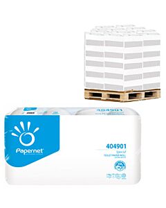 Papernet Special Extra White, 3-lagig, 250 Blatt, Toilettenpapier - Palette