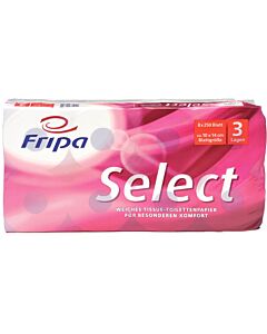 Fripa Select, 3-lagig, 250 Blatt, Toilettenpapier