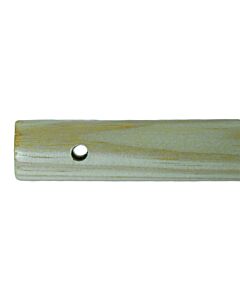 Holzstiel, lackiert, mit Bohrung, 24 mm Ø,140 cm lang