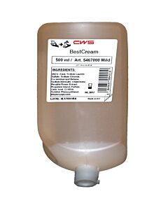 CWS BestCream Seifencreme 500 ml, mild, cremefarbe, blumiger Duft