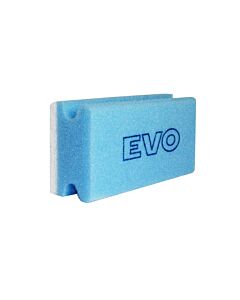EVO Reinigungsschwamm, 70 x 150 mm, weißes Pad, blau