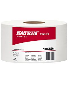 Katrin Classic Gigant S2, 2-lagig, 160m Länge, Toilettenpapier