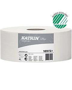 Katrin Plus Gigant M2, 2-lagig, 310m Länge, Toilettenpapier