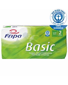 Toilettenpapier Fripa Basic, 2-lagig, 250 Blatt