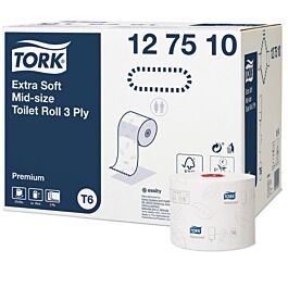 Tork Premium ToPa Compact hochweiß, 3lg., 70 m, 27 Rollen eHygiene