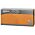 DecoSoft Zelltuchservietten 33 x 33 cm 2-lagig 1/4 Falz, orange