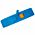 EVO Kunststoffklapphalter 2, 50 cm, blau/gelb